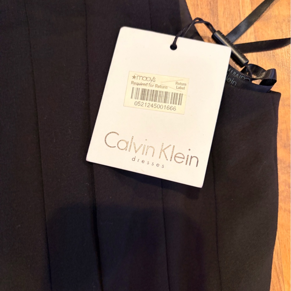 Calvin Klein Black Midi Dress - Picture 8 of 8